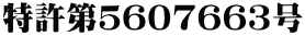 特許第5607663号