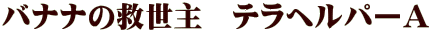 バナナの救世主 テラヘルパーA