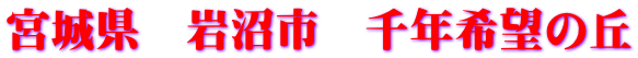 宮城県 岩沼市 千年希望の丘