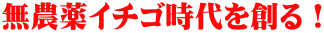 無農薬イチゴ時代を創る!
