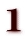 １