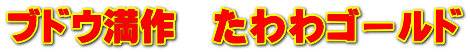 ブドウ満作 たわわゴールド